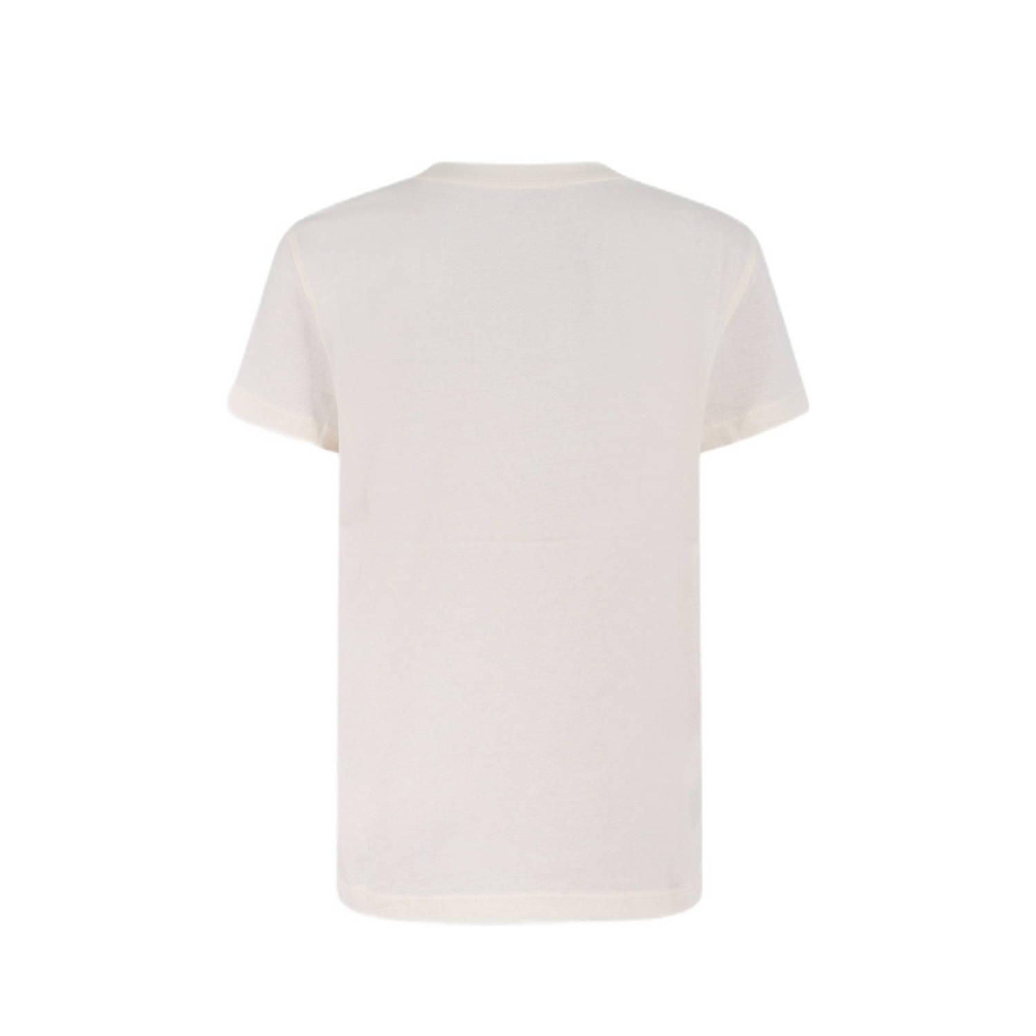 Shoeby T-shirt ecru met glitter