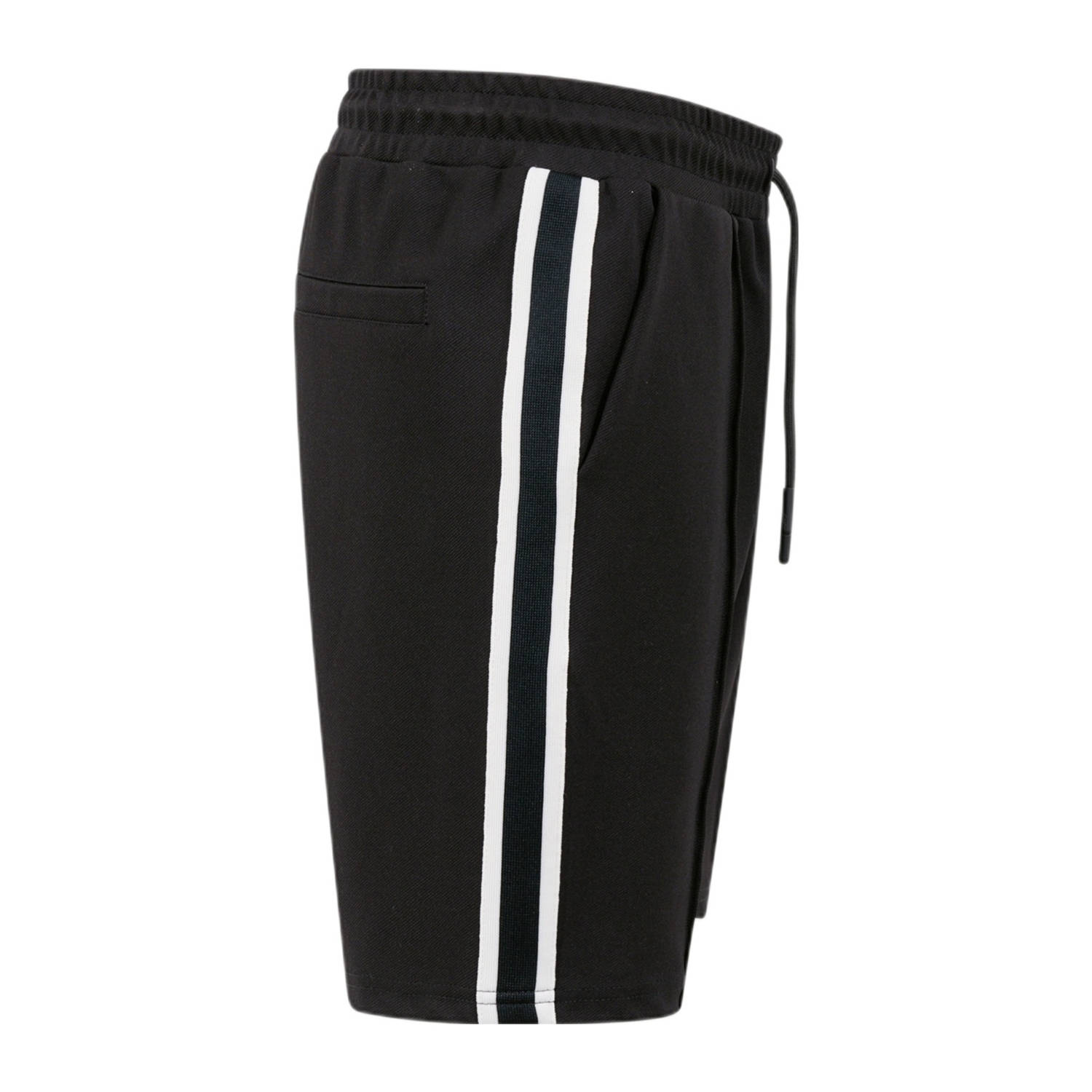Shoeby straight sweatshort zwart