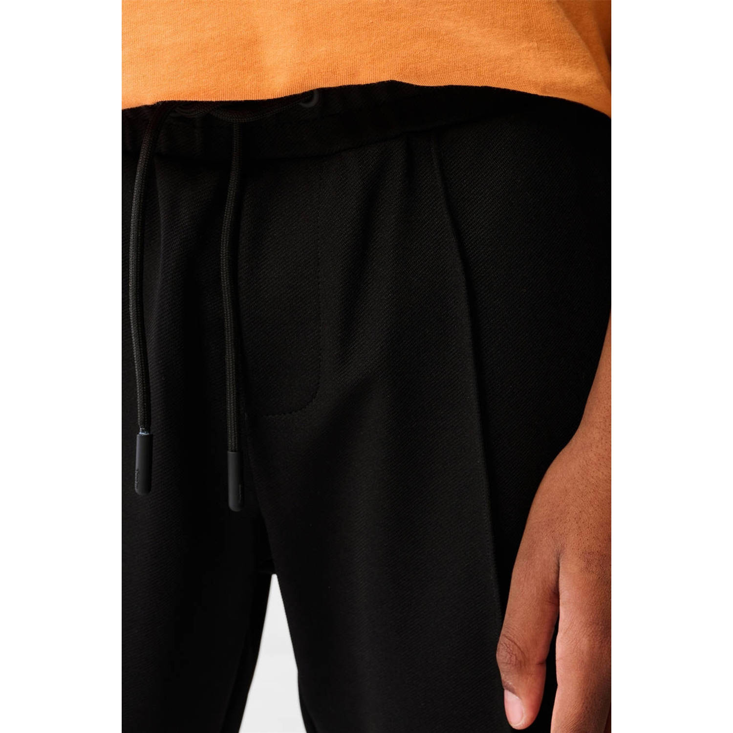 Shoeby straight sweatshort zwart