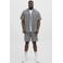 JACK & JONES PLUS SIZE casual overhemd met textuur blauw