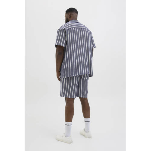 JACK & JONES PLUS SIZE relaxed casual short blauw afbeelding