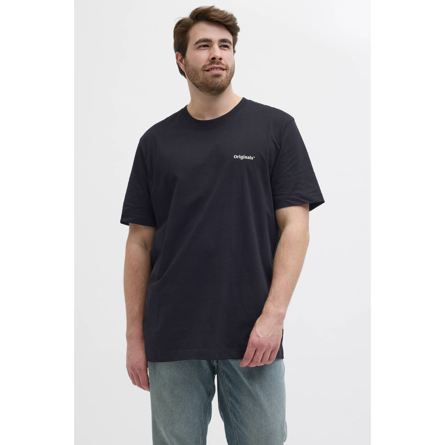 JACK & JONES PLUS SIZE T-shirt zwart