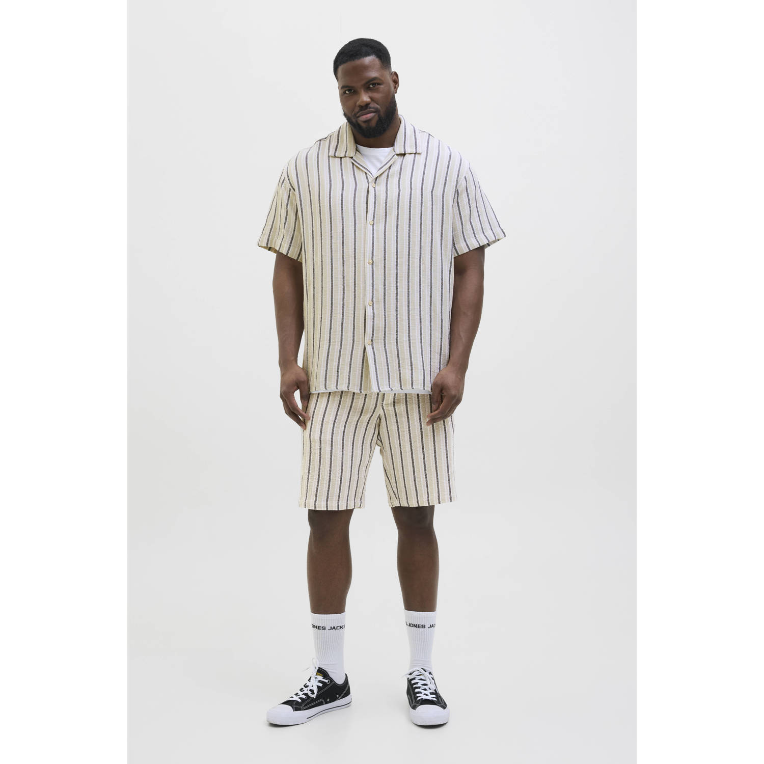 JACK & JONES PLUS SIZE relaxed casual short lichtgroen