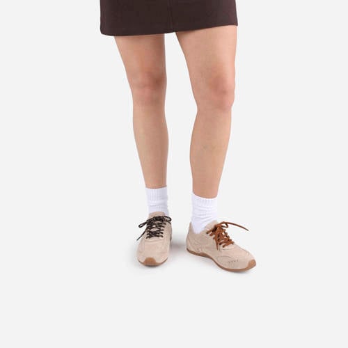 BRONX Myr-aa suède sneakers beige afbeelding