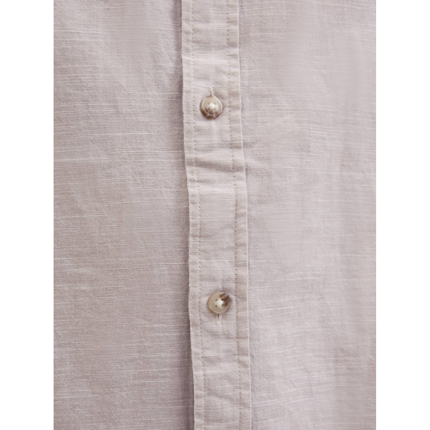 JACK & JONES ESSENTIALS casual overhemd ecru