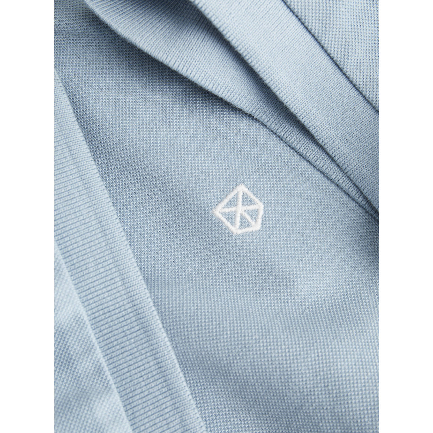 JACK & JONES PREMIUM regular polo grijsblauw