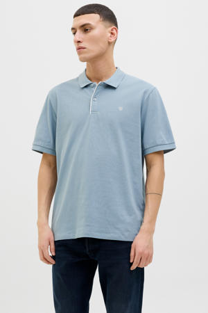 regular polo grijsblauw