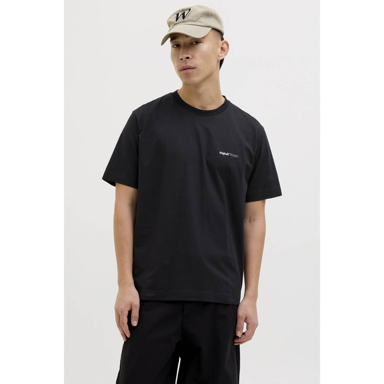 JACK & JONES ORIGINALS T-shirt zwart