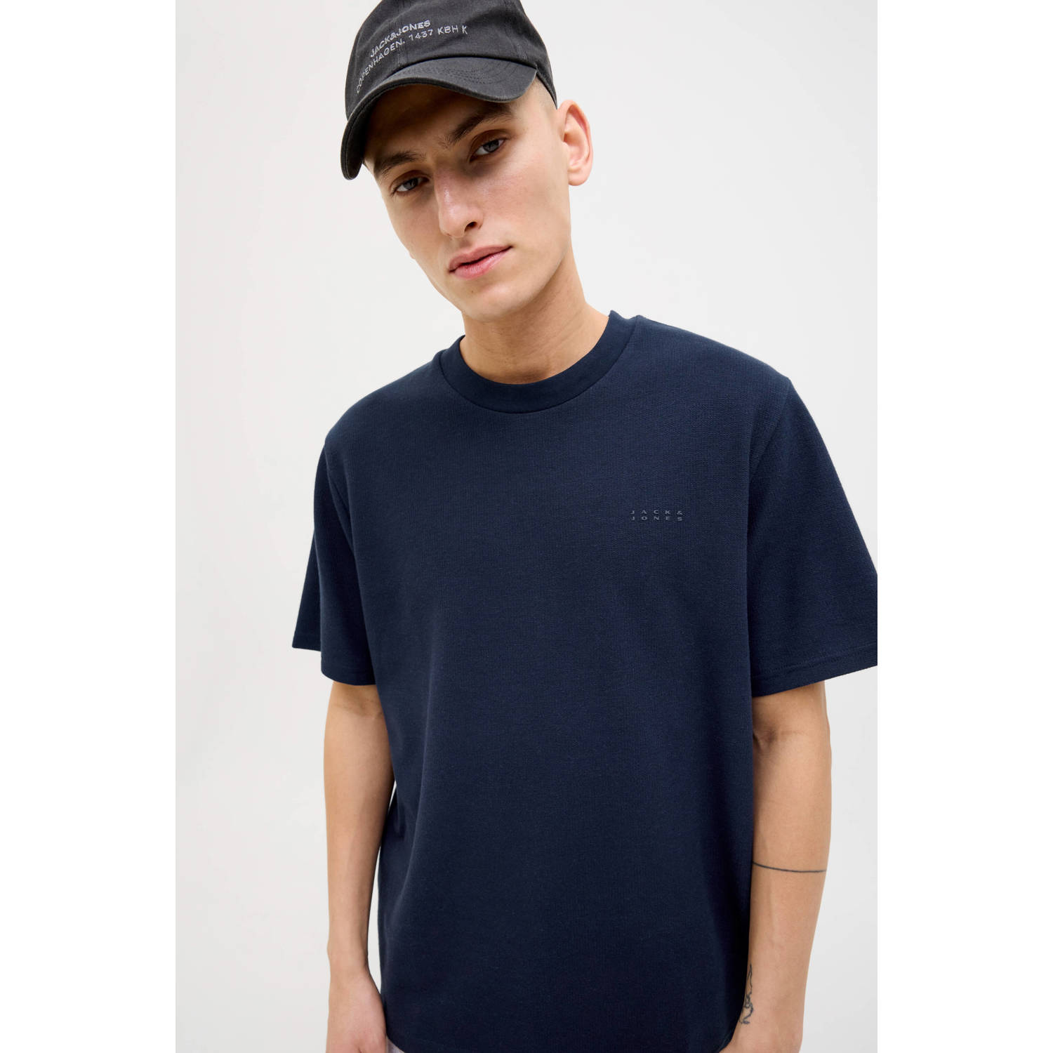 JACK & JONES CORE T-shirt donkerblauw
