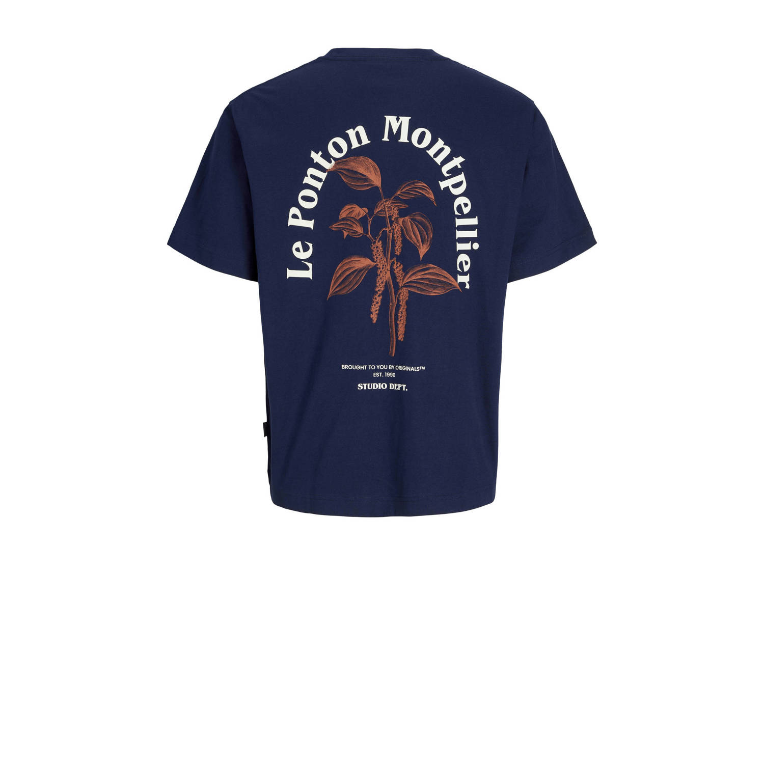 JACK & JONES ORIGINALS T-shirt donkerblauw