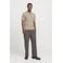 JACK & JONES PREMIUM regular polo gebreid beige