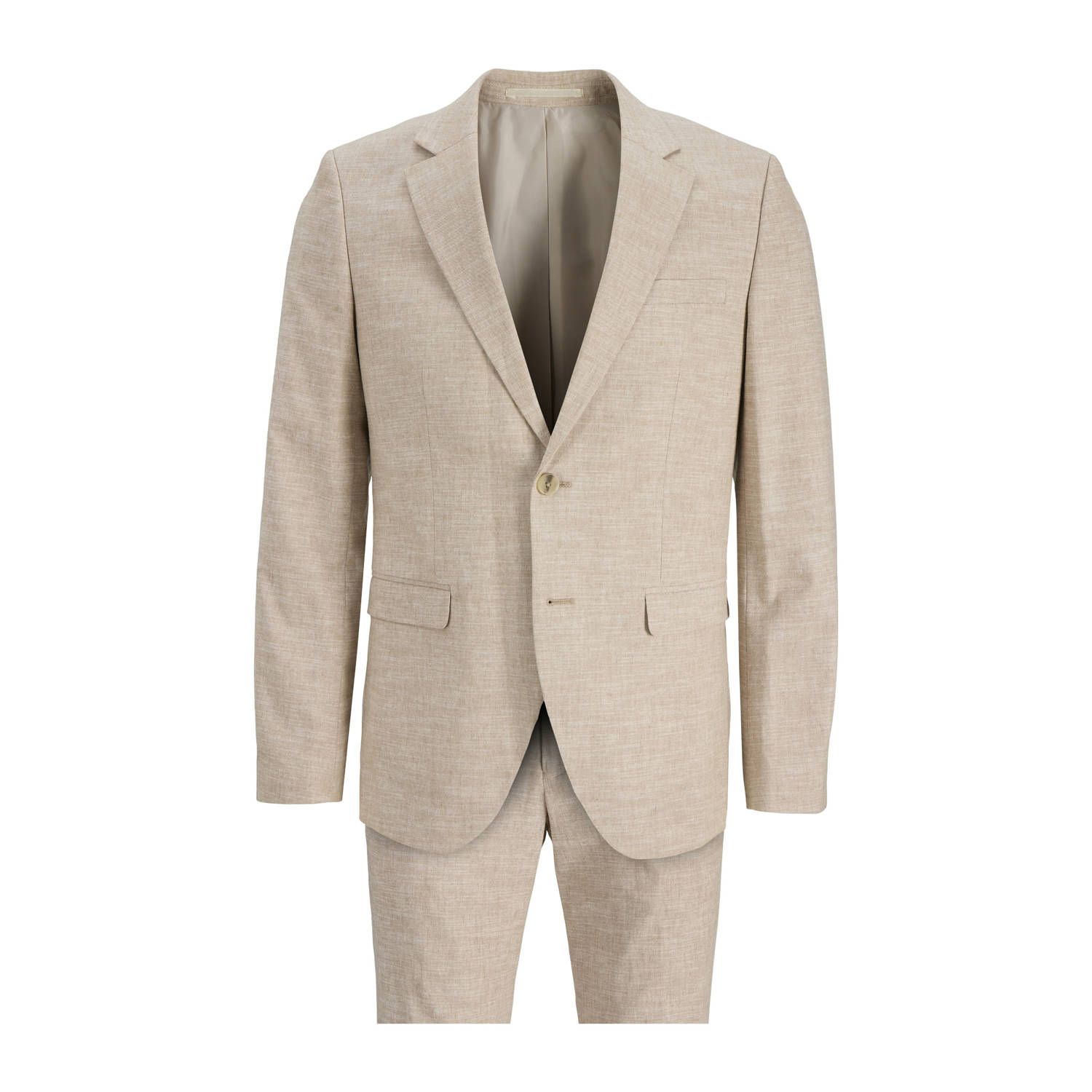 JACK & JONES PREMIUM slim kostuum JPRRIVIERA beige