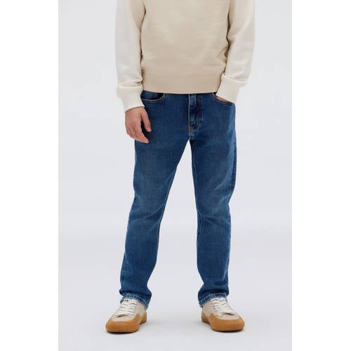 Calvin Klein regular waist regular fit jeans medium blue denim afbeelding