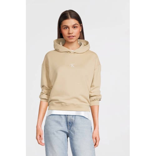 Calvin Klein hoodie beige afbeelding