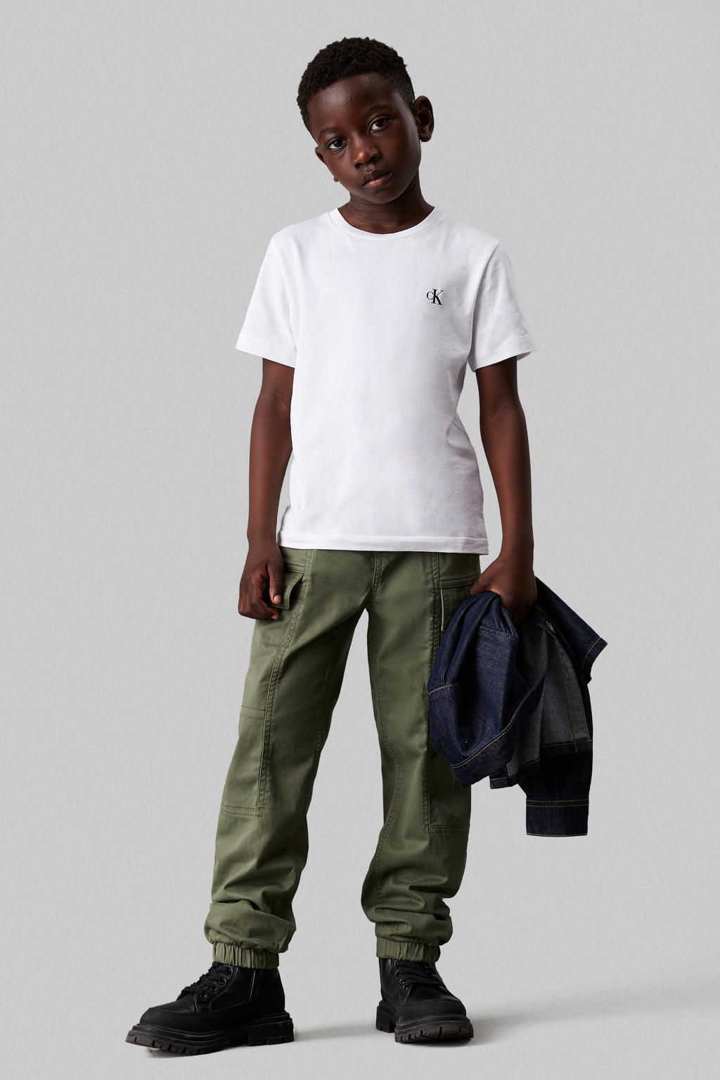 Calvin Klein cargobroek olijfgroen