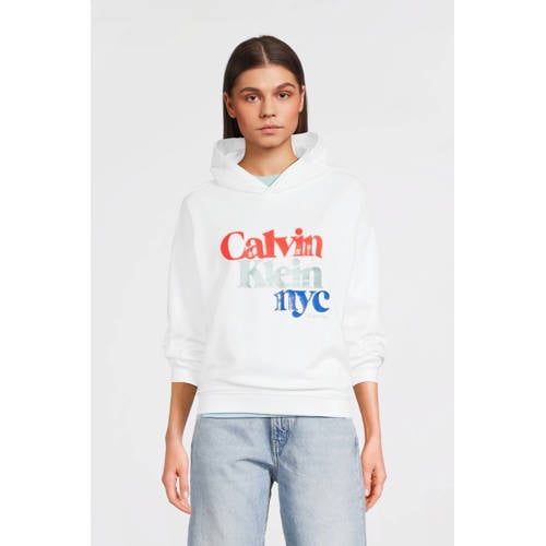 Calvin Klein hoodie wit afbeelding