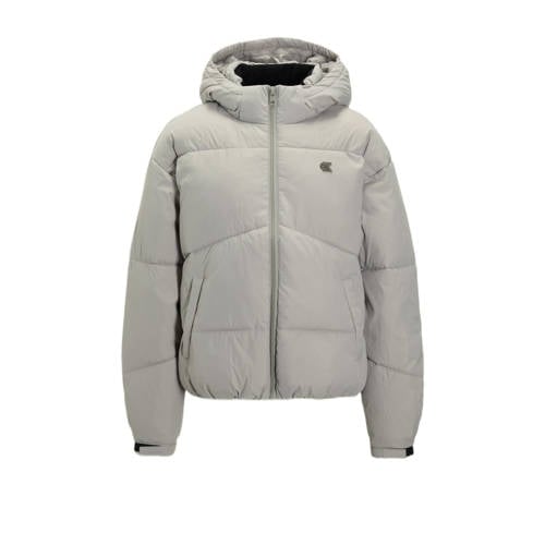 Calvin Klein gewatteerde jas grijs afbeelding