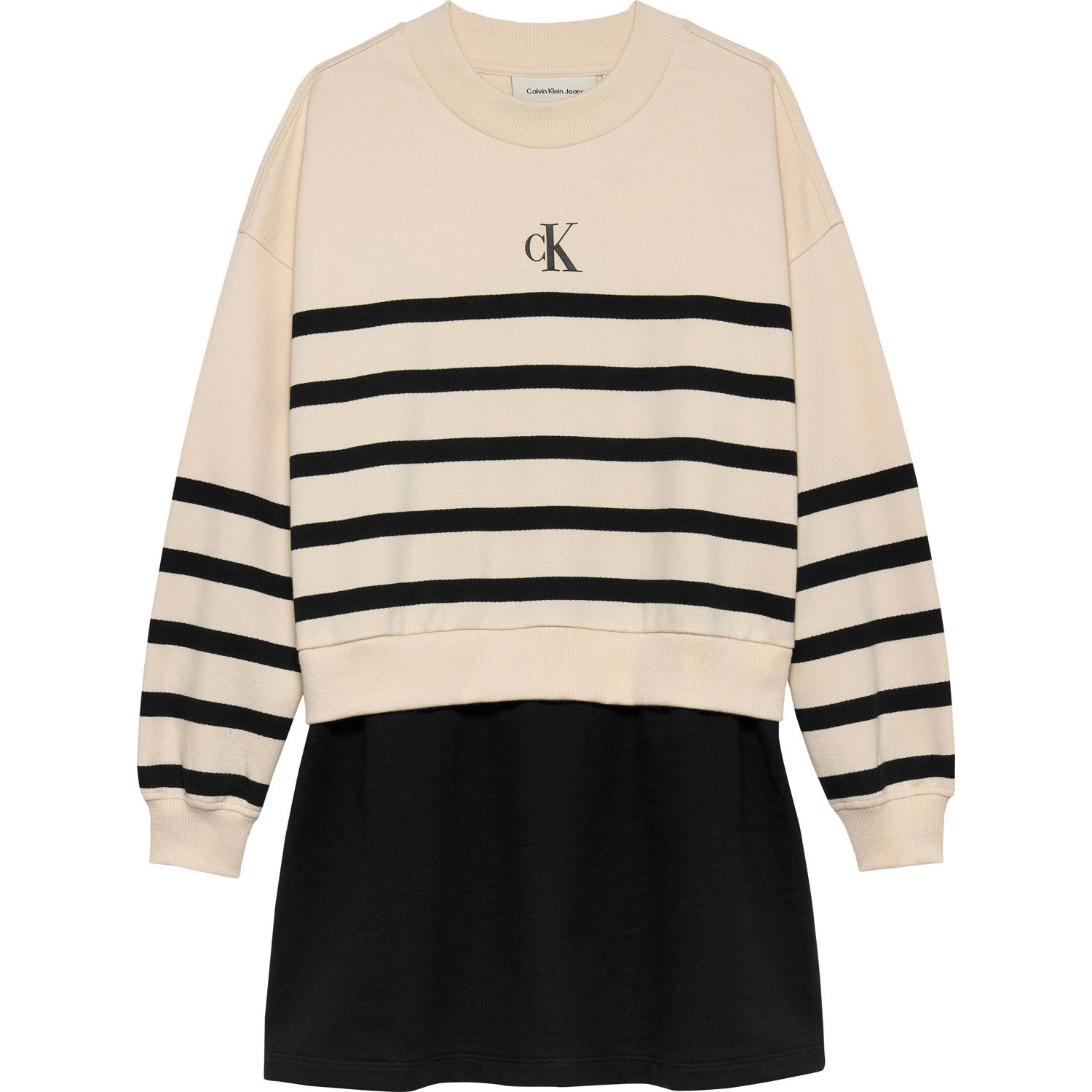 Calvin Klein sweatjurk ecru
