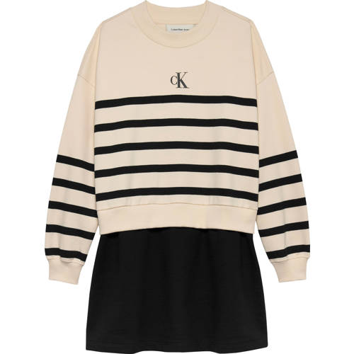Calvin Klein sweatjurk ecru afbeelding