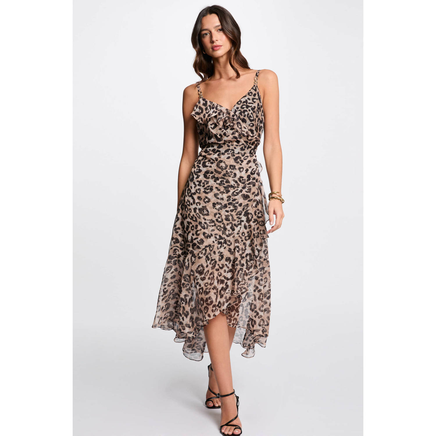 Morgan zomerjurk beige