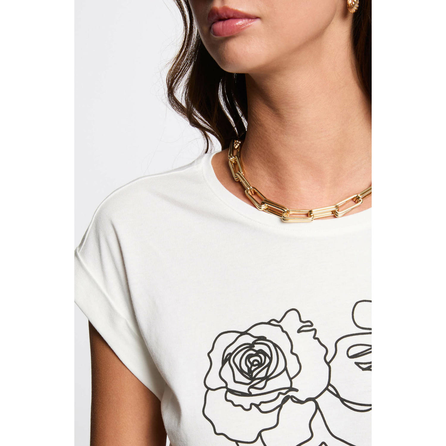 Morgan T-shirt wit