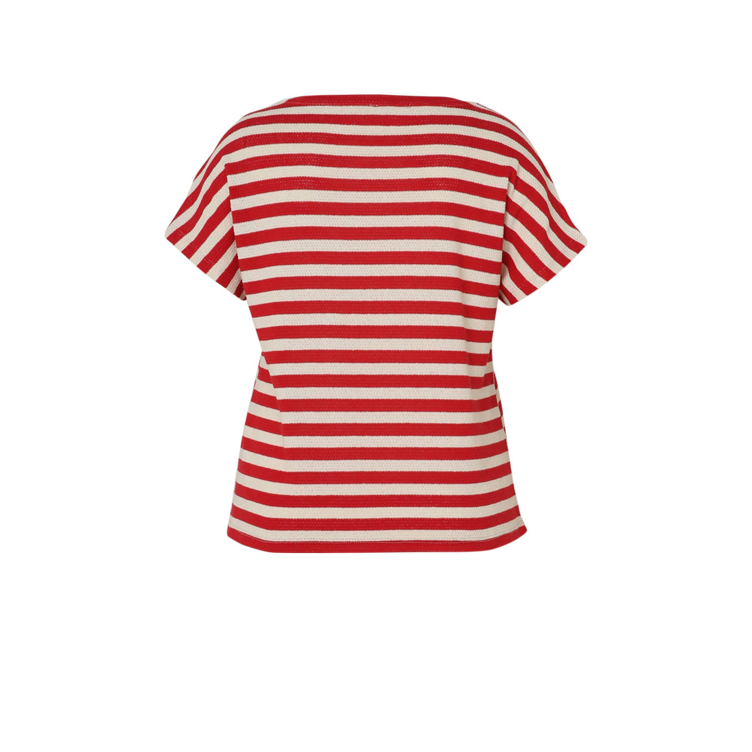 Paprika T-shirt rood fijn gebreid