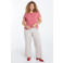 Paprika T-shirt rood fijn gebreid