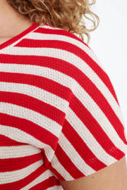 thumbnail: Paprika T-shirt rood fijn gebreid