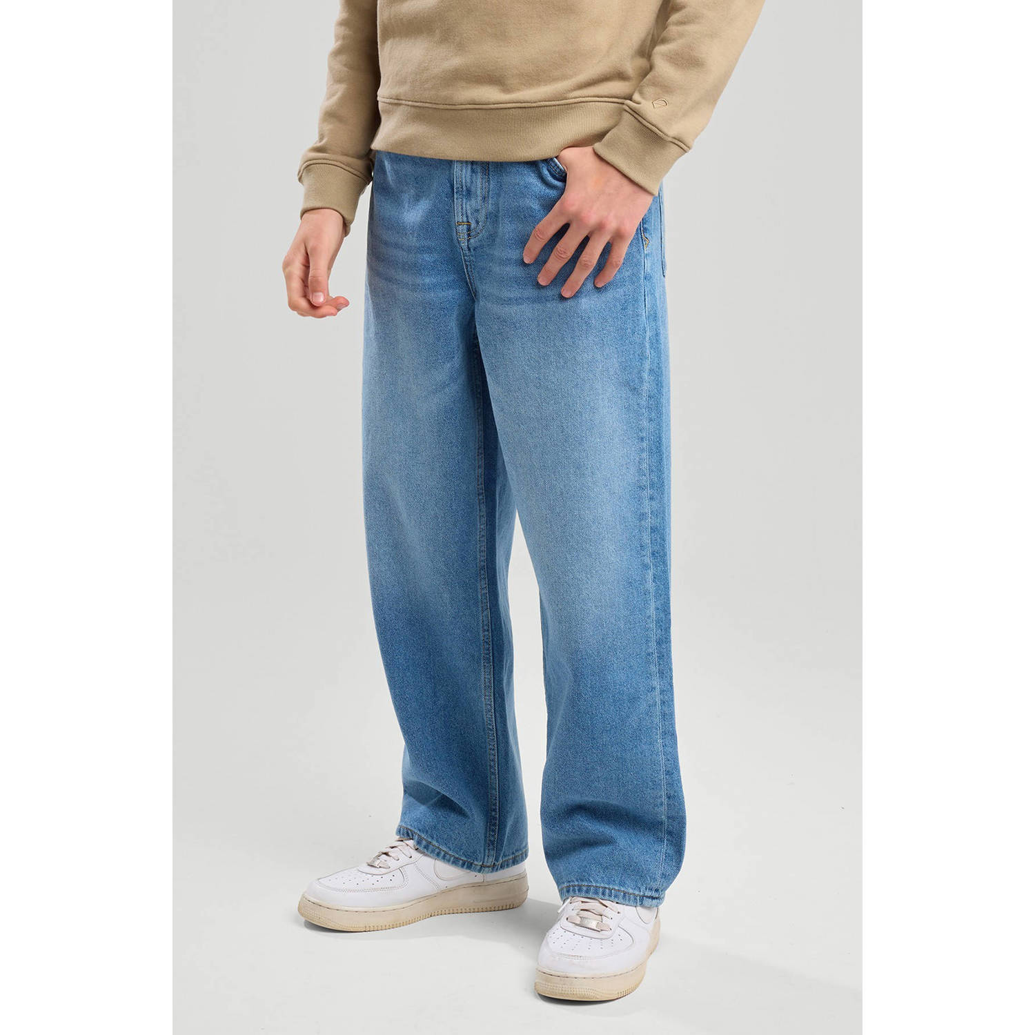 America Today baggy fit jeans medium blue denim
