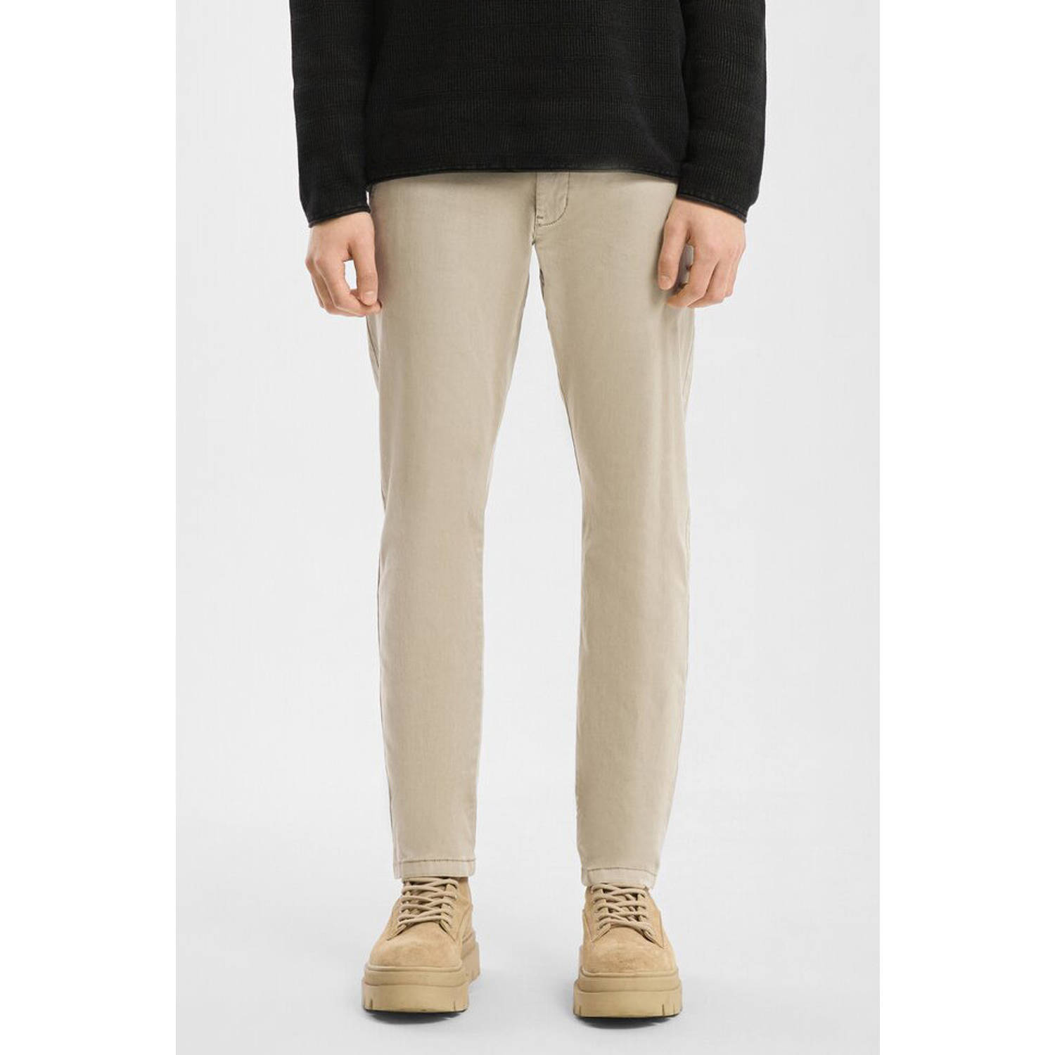 Q S by s.Oliver slim chino beige