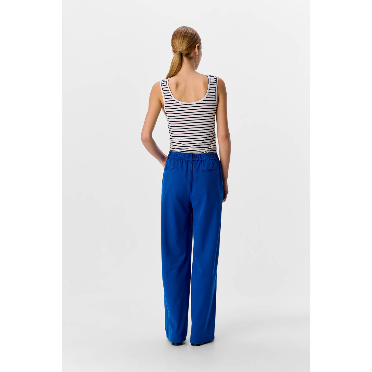 OBJECT wide leg regular waist pantalon