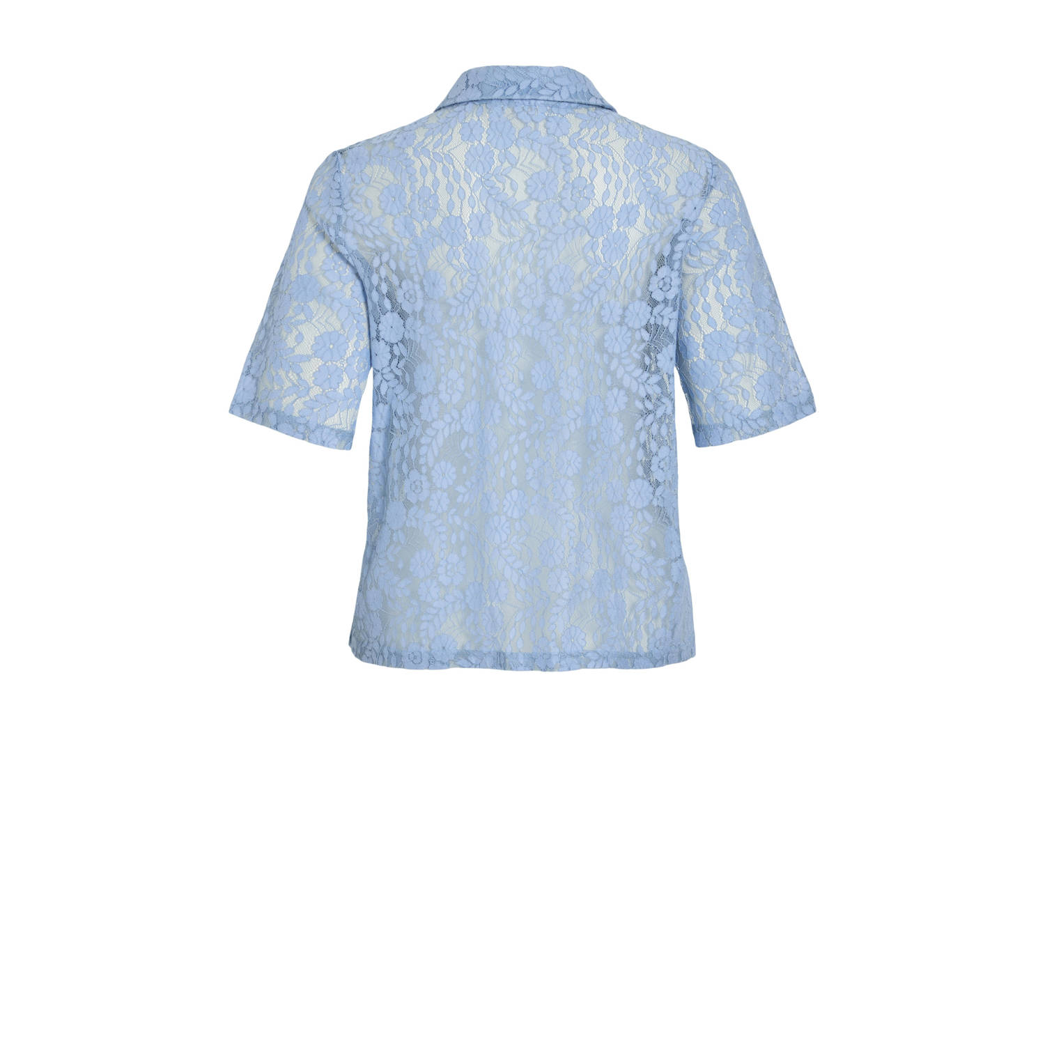 VILA blouse lichtblauw