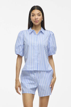 blouse blauw