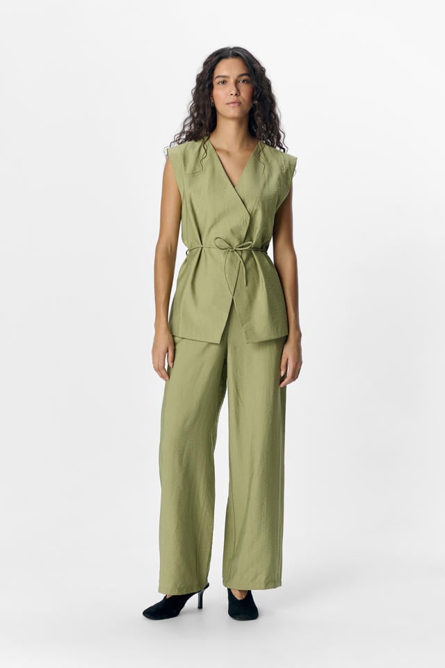 Dames Effen Kleur Losse Rechte Snit Palazzo Broek Hoge Taille Rekbaar Loungebroeken met Zakken(M, Wit Dames Effen Kleur Losse Rechte Snit Palazzo Broek Hoge Taille Rekbaar Loungebroeken met Zakken(M, Wit