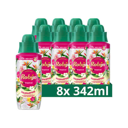 Robijn Intense Tropical wasparfum - 8 x 342 ml afbeelding
