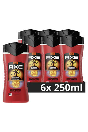Sunset Fresh 3-in-1 douchegel - 6 x 250 ml