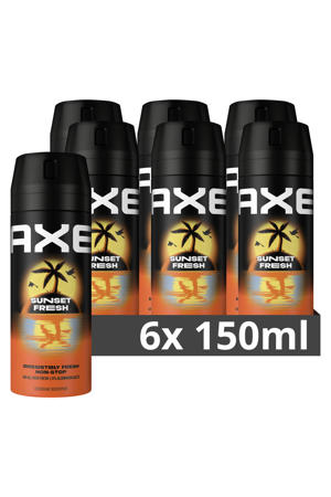 Sunset Fresh deodorant bodyspray - 6 x 150 ml