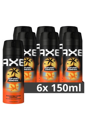 Sunset Fresh deodorant bodyspray - 6 x 150 ml