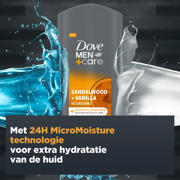 thumbnail: Dove Men+Care Sandalwood + Vanilla 3-in-1 douchegel - 6 x 400 ml
