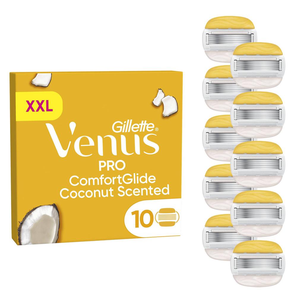 Gillette Venus Pro ComfortGlide Scheermesjes met kokosgeur- 10 stuks