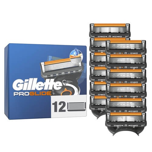 Wehkamp Gillette Fusion5 Proglide Scheermesjes - 12 stuks aanbieding