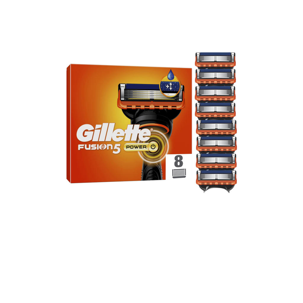 Gillette Fusion Power Scheermesjes - 8 stuks