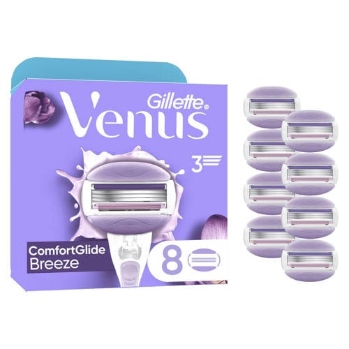 Gillette Venus ComfortGlide Breeze Scheermesjes - 8 stuks afbeelding