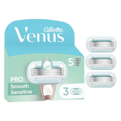 Gillette Venus Pro Smooth Sensitive Scheermesjes - 3 stuks afbeelding
