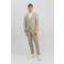 JACK & JONES PREMIUM gemêleerd slim fit colbert JPRRIVIERA met linnen beige