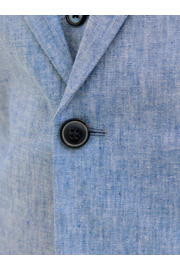 thumbnail: JACK & JONES PREMIUM gemêleerd slim fit colbert JPRRIVIERA met linnen blauw