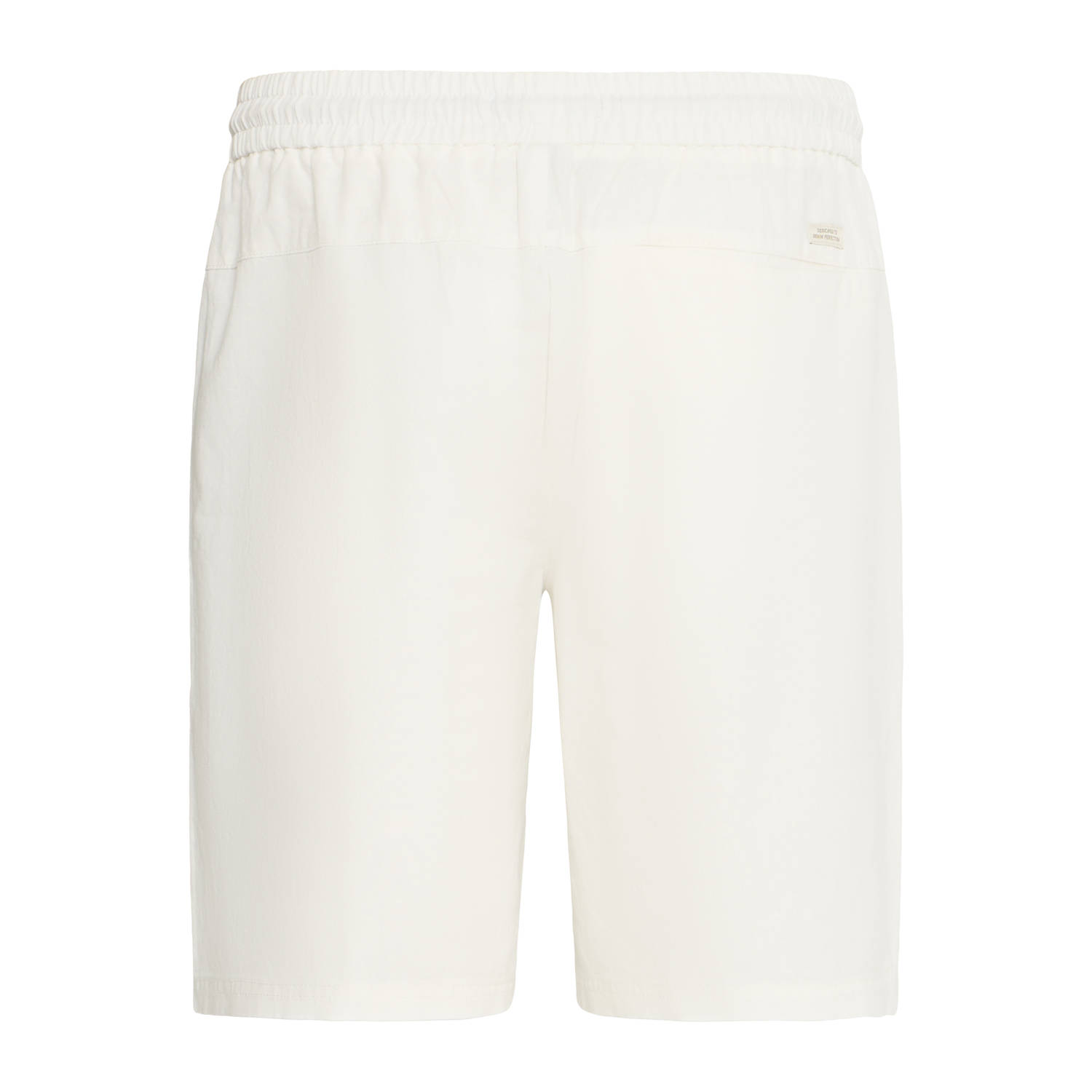 Blend linnen regular chino short wit