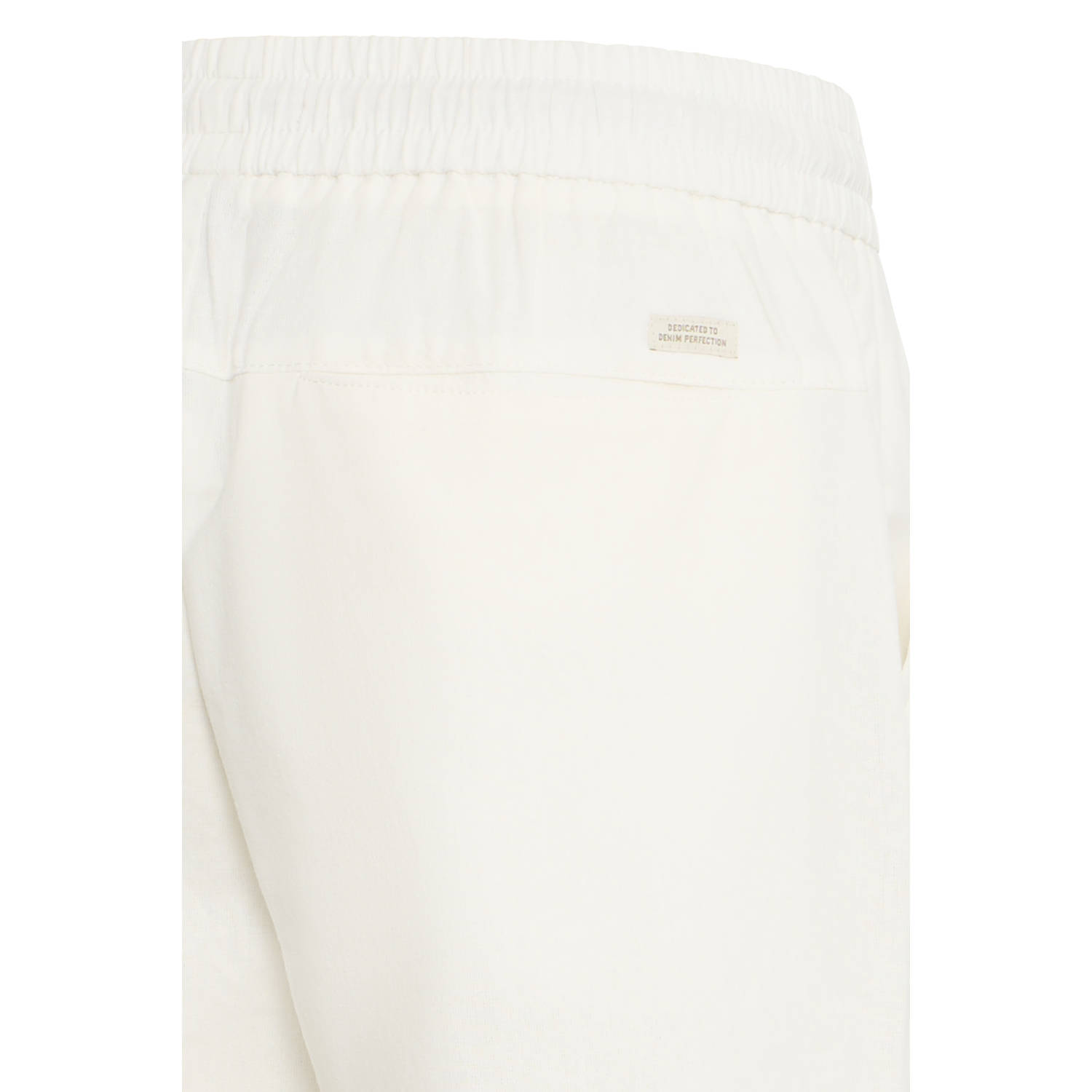 Blend linnen regular chino short wit