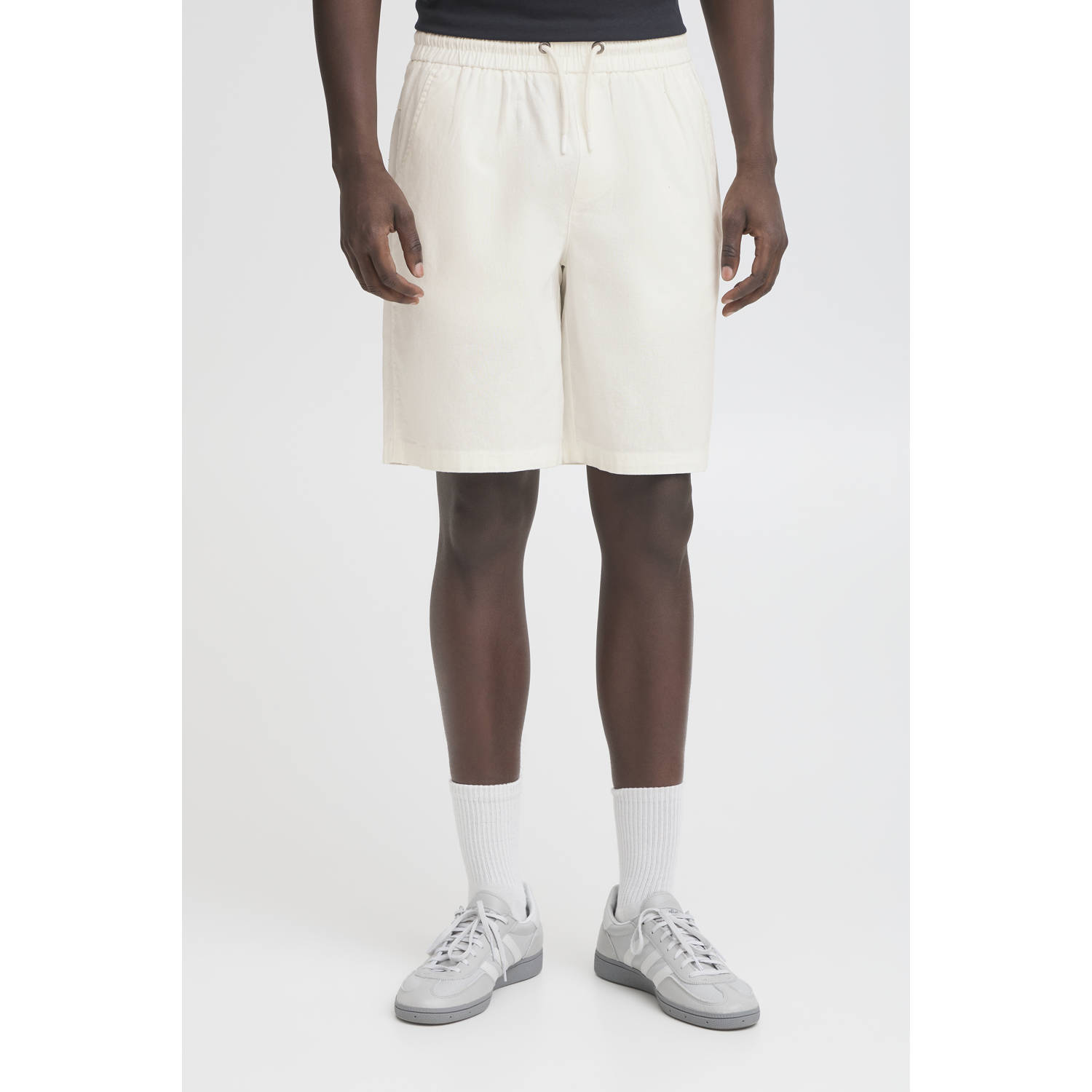 Blend Regular fit sweatshorts van linnenmix model 'BAY'