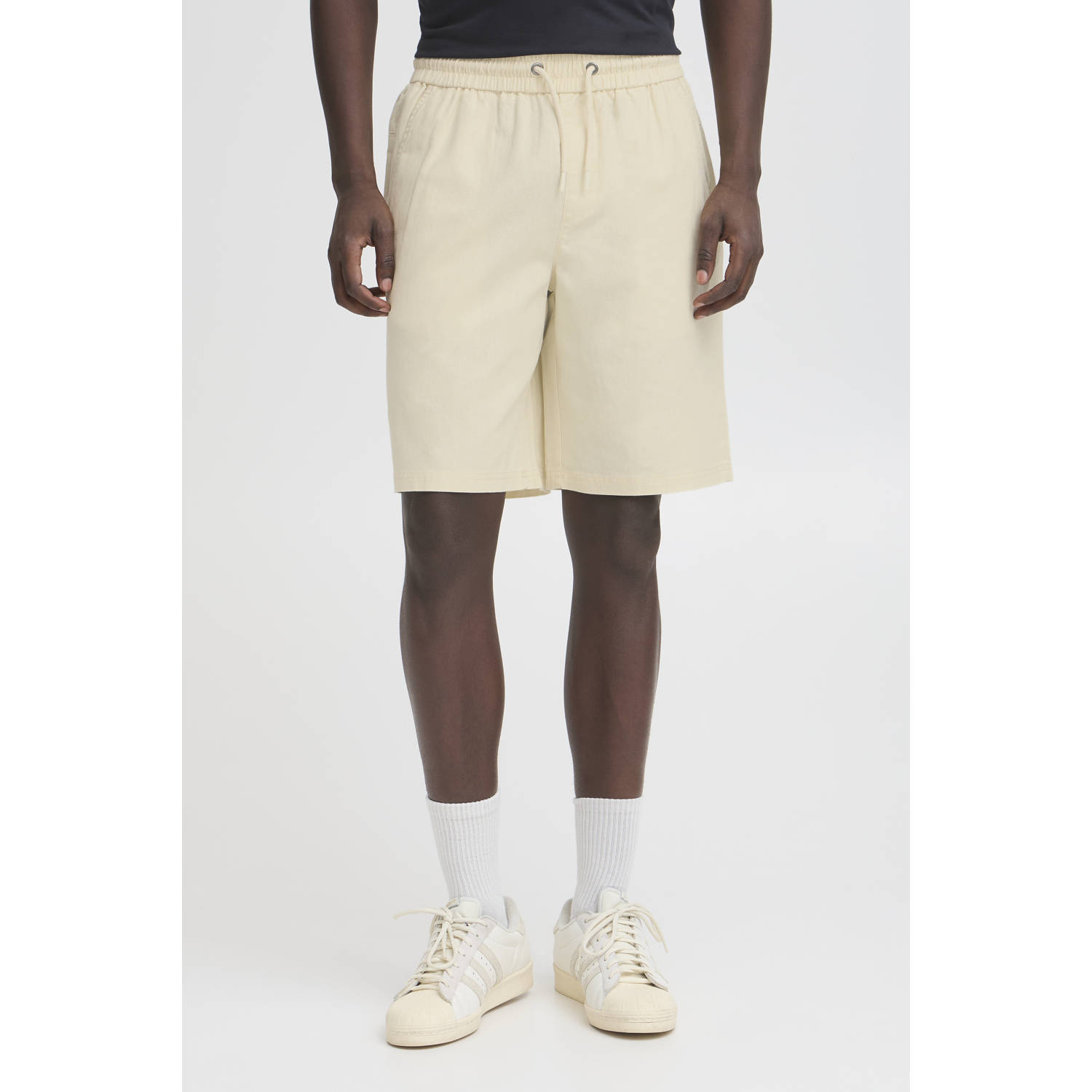 Blend Regular fit sweatshorts van linnenmix model 'BAY'